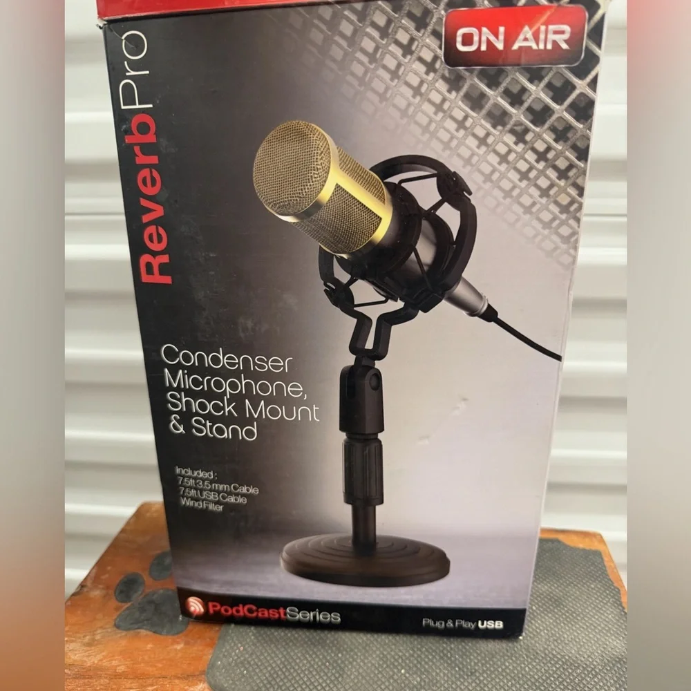 🎙️ ON AIR Reverb PRO Microphone – Open Box – NEVER Used